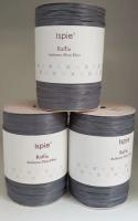 Пряжа Raffia Ispie (198А Charcoal); 100% Вискоза; 120г/250м